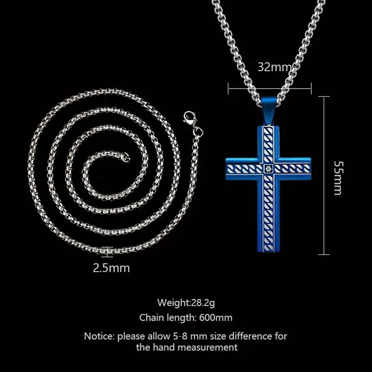 stainless steel pendant with  CZ 04